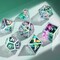 LET'S RESIN Upgraded Dice Resin Molds, Large DND Silicone Dice Molds for Resin with 7 Cavities, Polyhedral Stereoscopic Game Dice Epoxy Resin Molds for DIY Dices Making, Table Board Game